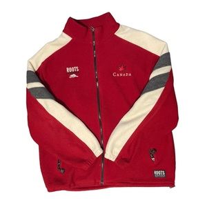 Vintage Rare Roots Zip Up Sweater